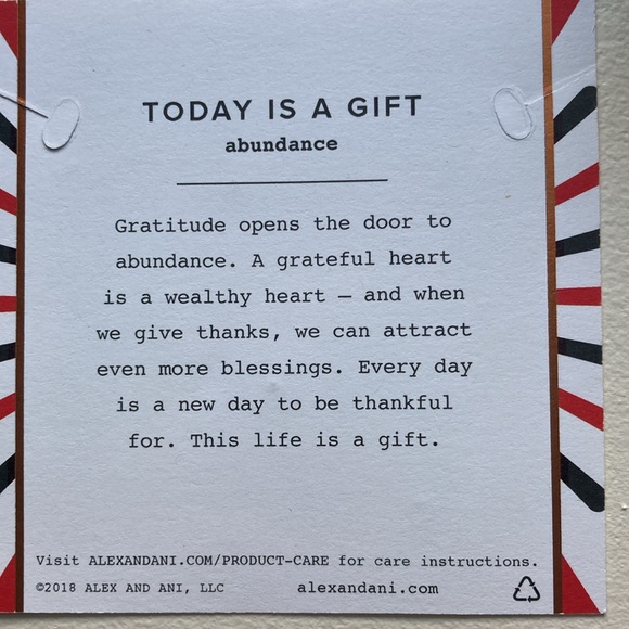 NEW- Alex and Ani bracelet “ thankful” - Picture 4 of 5